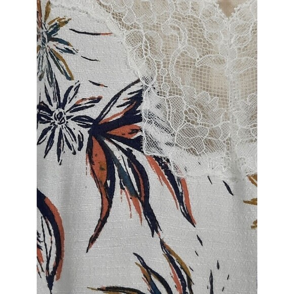 Free People Intimates Romantic Feminine Lace Trim Floral Baby Doll SZ X-Small - Picture 12 of 16